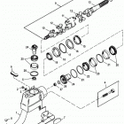 ALPHA ONE (GEN.II)    1996-1997 0F680000 THRU 0K999999 Driveshaft housing and drive gears