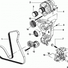 CMD QSD 2.0 EI 115 88200499 THRU 88200999 Alternator and mounting hardware