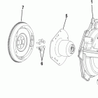 100 VAZER EC 1A035295 THRU 1A036006 Cylinder block, flywheel housing and coupler