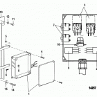 CMD 2.8 EI 165 88005001 THRU 88005167 Electrical box and components