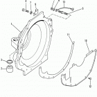 7.4L BRAVO    GM 454 V-8 1988-1991 0B771113 THRU 0D603117 Flywheel housing