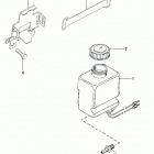7.4L BRAVO (MPI)(GEN. VI)    GM 454 V-8 1998-2000 0L010003 THRU 0M024330 Oil reservoir bottle and bracket