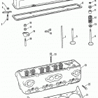 7.4L BRAVO    GM 454 V-8 1988-1991 0B771113 THRU 0D603117 Cylinder head and rocker cover