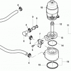 2.0L EI 130 70000000 THRU 70002129 Oil filter assembly
