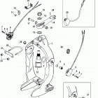 BRAVO THREE 0W250000 & Up Gimbal ring and steering lever