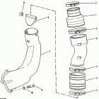 3.0L    GM 181 I/L4  1987-1989 0B450801 THRU 0C856558 Exhaust system (new design)