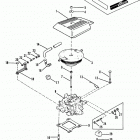 4.3L (GEN II) (2 BBL.)    GM 262 V-6 1992-1993 0D714107 THRU 0F000877 Carburetor and throttle linkage(4 barrel)