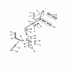 7.3L (BRAVO & MIE) DIESEL  NAV 444 V-8 1994-1996 0F060000 AND UP Throttle linkage (inboard)