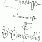 3.0L    GM 181 I/L4  1990-1994 0C856559 THRU 0F353099 Crankshaft, camshaft, water pump