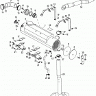 4.5L MPI 200 Alpha/Bravo 2A441953 & Up Fresh water cooling, heat exchanger