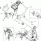 496 MAG (Base Model) 1A350679 & Up Cooling system, fresh water components