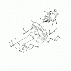7.3L (BRAVO & MIE) DIESEL  NAV 444 V-8 1994-1996 0F060000 AND UP Flywheel housing and starter motor (inboard)