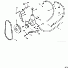 3.0LX    GM 181 I/L4  1996-1997 0F604000 THRU 0K999999 Power steering pump assembly