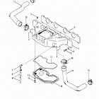165 (2 BBL.)  MERCURY 224 I/L4  1987 0B434941 THRU 0B774251 Intake manifold(180-190-3.7l  /  lx)