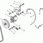 7.3L (BRAVO & MIE) DIESEL  NAV 444 V-8 1994-1996 0F060000 AND UP Power steering pump  /  hoses (stern drive)