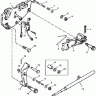 5.7L (2 BBL.)  GM 350 V-8 1996 0F601000 THRU 0K001526 Shift bracket(alpha engines)