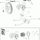 CMD QSD 2.8 ES 220 88300000 & Up Water pump, sherwood