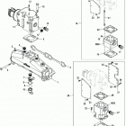 5.0L MPI ALPHA/BRAVO 0M300000 THRU 0M599999 Exhaust manifold and elbow