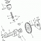 4.3L (GEN II) (2 BBL.)    GM 262 V-6 1992-1993 0D714107 THRU 0F000877 Коленвал и поршни