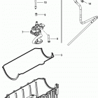 4.5L MPI 200 Alpha/Bravo 2A441953 & Up Oil pan and pump