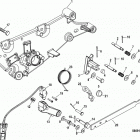 4.5L MPI 250 Alpha/Bravo EC 2A441953 & Up Shift bracket, bravo