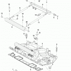 350 MAG MPI ALPHA/BRAVO 0L331599 THRU 0M299999 Intake manifold and fuel rails