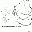 350 MAG MPI ALPHA/BRAVO 0L010019 THRU 0L339999 Power steering components