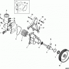 5.0L MPI ALPHA/BRAVO 1A623185 & Up Sea water pump assembly