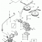 3.0L    GM 181 I/L4  1990-1994 0C856559 THRU 0F353099 Fuel pump and carburetor