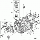 CMD 2.8 EI 165 88005001 THRU 88005167 Transmission(down angle) (inboard)