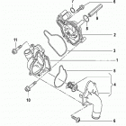 4.2L TDI V8 CEM001042 & Up Водяной насос