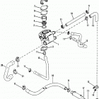 4.3L (GEN II) (2 BBL.)   GM 262 V-6 1993-1995 0F000878 THRU 0F601126 Standard cooling system(design i)