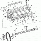 8.2L Mag (Base Model) 1A351597 & Up Cylinder block and camshaft