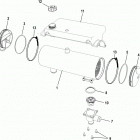 100 VAZER EC 1A035295 THRU 1A036006 Cooling system, heat exchanger