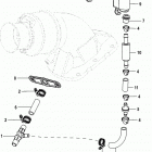 8.2L Mag EC (Base Model) 1A350340 THRU 2A041664 Exhaust elbow, vent valve