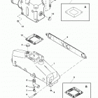 5.7LX EFI (4 BBL.-TBI)  GM 350 V-8 1996 0F752400 THRU 0K001505 Exh. manifold and cast iron exhaust elbow (alpha)