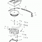 4.3L (GEN +) (2 BBL.)    GM 262 V-6 1998 0L010044 THRU 0M614999 Carburetor and throttle linkage(four barrel)