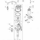 4.3L (GEN +) (2 BBL.)    GM 262 V-6 1998 0L010044 THRU 0M614999 Distributor and ignition components