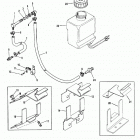 ALPHA ONE (GEN.II)    1991-1995 0D469859 THRU 0F679999 Oil reservoir components(square oil bottle)