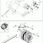 496 MAG (Base Model) 0M025000 THRU 0M687082 Starter and alternator