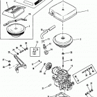200  (2 BBL.)   GM 305 V-8  1987 0B525982 THRU 0B774444 Carburetor  /  throttle linkage(2 barrel)