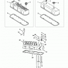 3.0LX    GM 181 I/L4  1996-1997 0F604000 THRU 0K999999 Cylinder head and rocker cover