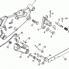 5.0L MPI ALPHA/BRAVO 1A623185 & Up Shift bracket, bravo