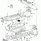 7.3L (BRAVO & MIE) DIESEL  NAV 444 V-8 1994-1996 0F060000 AND UP Exhaust manifold and elbows