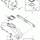 5.7L (2 BBL.)    GM 350 V-8 1997 0K001527 THRU 0K999999 Exhaust manifold and cast iron exhaust elbow