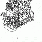2.0L EI 130 70000000 THRU 70002129 Long block