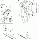 BRAVO XR SPORTMASTER 0M906878 & Up Transom plate and shift cable