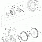 CMD 4.2 MS 200 88020001 THRU 88020166 Flywheel housing(sterndrive)