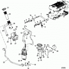 4.5L MPI 200 Alpha/Bravo 2A441953 & Up Fuel supply module and rail