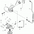 5.7LX EFI (4 BBL.-TBI)  GM 350 V-8 1996 0F752400 THRU 0K001505 Fuel pump and fuel filter